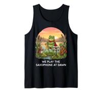 GIOCHIAMO Il Saxophone AT Dawn Musical Frog Mouse Turtle Band Canotta