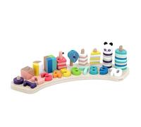 Vilac Giocattolo impilabile Early Learning Toy 1,2,3 Multicolore (1060)