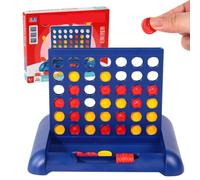 Gioco 4 in Fila, Line Up 4 Gioco, Viaggio di Strategia per 2 Giocatori, Tavolo Giochi di Società, Bambini Giocattoli da Viaggio, Giochi Educativi, Classici Famiglie, Adatti Bambini Adulti