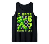 Gioco 67 Ore al Giorno Sei Sette Compleanno Gamer Canotta