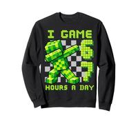 Gioco 67 Ore al Giorno Sei Sette Compleanno Gamer Felpa