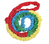 Gioco a corda per le mani a forma di arcobaleno, giocattolo da tirare, attrezzatura colorata per l’allenamento sensoriale dei bambini, corda in peluche per il team building e per