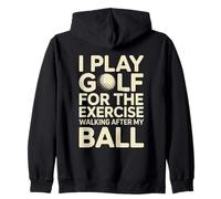 Gioco a Golf per l'esercizio camminando Dopo la mia Palla Felpa con Cappuccio