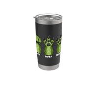 Gioco a mano Rock Paper Scissors T-Rex Lover Dinosaur Humor Bicchiere termico in acciaio inox doppia parete