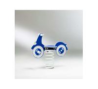 Gioco a molla " Moto" monoposto in polietilene da esterno per parchi, asili, ville e giardino - MOLLA GIOCHI PLAYGROUND: Con molla filo 17,5mm - H 360mm + STAFFA OMEGA a tassellare