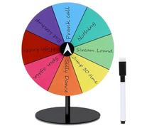 Gioco a premi, da tavolo, cancellabile a secco, colorato 20 cm, gioco per feste, lotteria per eventi, per matrimoni, lauree, carnevale, inaugurazione della casa, feste di