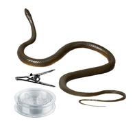 Gioco a serpente con corda e clip, realistico giocattolo a serpente finto su una corda per bambini, adulti e adolescenti, giocattolo da golf, G