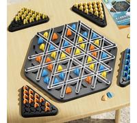Gioco A Triangolo A Catena, Giocattolo Di Interazione Genitore-figlio Gioco Da Tavolo Per Famiglie, Strategia Famiare Interazione Genitore-figlio, Puzzle Divertente Giocattolo Da Viaggio Divertente