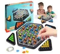Gioco a Triangolo a Catena, Triggle Gioco da Tavola, Trigglegame, Gioco di Scacchi a Triangolo, Interattivo Gioco del Triangolo, Divertente Gioco Tavolo Strategico a Catena per Famiglia,Ragazzi