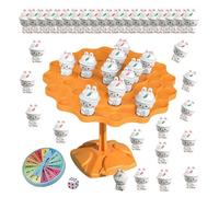 Gioco Albero di Equilibrio - Giocattolo Educativo Per Allenamento 'Equilibrio Con Tavola Del Coniglio | Gioco da Tavolo Interattivo per Famiglie | Per Bambini 3+ Casa Famiglia Festa Asilo Compleanno N