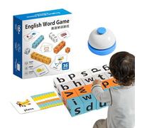 Gioco Alfabeto - Matchmaking di parole inglesi - Blocchi di Alfabeto - Per Bambini di 3 Anni in Avanti Prescolare Attività Scuola Casa Viaggio Compleanno