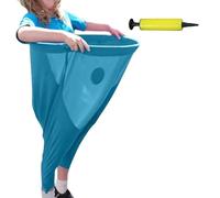 Gioco All'aperto con Pantaloni della Nonna, Gioco da Giardino con Pantaloni della Nonna per Adulti con 2-6 Palline In Pvc, Set di Giochi Sul Campo per Staffetta a Squadre/riunione Familia blue 5*ball