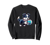 Gioco Allegro Border Collie e Pallavolo Felpa