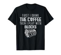 Gioco Ancora con i Blocchi Engine Enginemen Funny Coffee Lover Maglietta