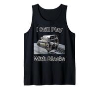 Gioco Ancora con i Blocchi per Gli Amanti delle Auto e dei Meccanici Canotta