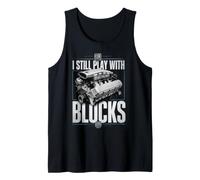 Gioco Ancora con i Blocchi Race Car Meccanico Humor Racing. Canotta