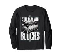 Gioco Ancora con i Blocchi Race Car Meccanico Humor Racing. Maglia a Manica