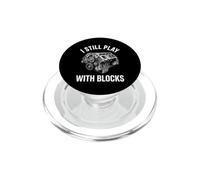 Gioco ancora con i blocchi Race Car Meccanico Humor Racing. PopSockets PopGrip per MagSafe