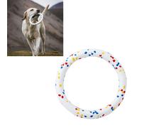 Gioco anello da addestramento per cani, in ETPU resistente al mordere, cerchi interattivi per masticare il tuo pet