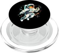 Gioco arcade retrò a 8 bit con astronauta pixel art PopSockets PopGrip per MagSafe