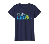 Gioco Arcade retrò TMNT Leo Turtles in Time Leonardo Maglietta, Donna, Navy, XS