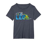 Gioco Arcade retrò TMNT Leo Turtles in Time Leonardo Maglietta, Donna Plus-Size, Pervinca, 2X
