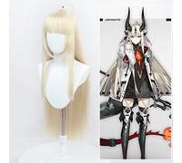 Gioco Arknights Operatore Reed Parrucche Cosplay Bionda Diritta Lunga parrucca di capelli sintetica resistente al calore per la festa di Halloween Carnevale