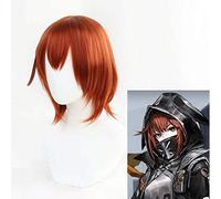 Gioco Arknights Parrucche Cosplay Mirto, noir Corne , corazza , nero , anime Costume Giochi di ruolo Parrucca + Parrucca Cap Crownslayer