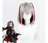 Gioco Arknights Parrucche Cosplay Mirto, noir Corne , corazza , nero , anime Costume Giochi di ruolo Parrucca + Parrucca Cap W