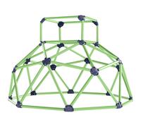 Gioco Arrampicata Bambini 3-8 Anni A Cupola Con Bordi Smussati, In Pp, 182.5x182.5x119 Cm, Verde E Viola