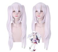Gioco Azur Lane Laffey Parrucca Cosplay Lunghi capelli sintetici resistenti al calore con chip Coda di cavallo Parrucca costume di Halloween Anime + Cappellino parrucca