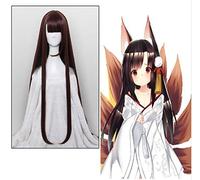 Gioco Azur Lane Parrucche Cosplay Akagi Parrucca Cosplay Resistente al calore Sintetico Festa di Halloween Donne Giochi di ruolo Parrucche lunghe W-963