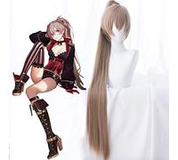 Gioco Azur Lane Parrucche Cosplay Jean Bart Parrucca Cosplay Bella coda di cavallo Parrucca sintetica Capelli Halloween Festa di Carnevale Parrucca Jean.Bart