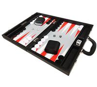 Gioco Backgammon Premium 53×40 cm - Nero/Rosso - Silverman & Co.