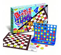 Gioco Batti 4 Dama Gioco di Società Gioco da Tavolo Arti per bambini 6+