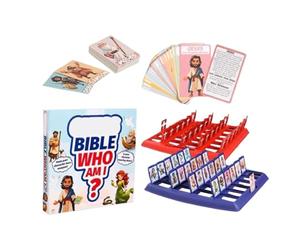 Gioco Bible Gues Who - Gioco Da Tavolo 24 Personaggi Biblici, Giocattolo Educativo Interattivo Classico per Bambini | Educativo Basato sulla Fede per La Scuola, In Famiglia A Casa, Uso