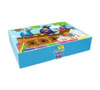 BIC Kids Il mio Kit del Pirata, Matite Colorate, Pennarelli, Gessetti Colorati, Giochi di Carta, Fogli con Adesivi, Mappa del Tesoro, Idea Regalo Bambini