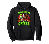 Gioco Bigfoot Alien Skeleton Chillin con i Miei brividi Felpa con Cappuccio