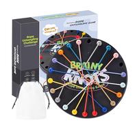 Gioco Brainy Knots - Puzzle Slegatura Corda, Allenamento Logico Sciogli Nodi | Gioco Da Viaggio Colorato Ordinamento | Giocattolo Educativo Per Ragazzi Ragazze Interazione Familiare