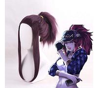 Gioco caldo LOL KDA Parrucca Cosplay Akali Ahri Evelynn Kaisa Parrucca Cosplay Parrucca sintetica resistente al calore Halloween Carnival Party Cos Parrucche Akali
