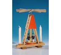 Gioco Calore Miniatur-Pyramide Con Omini Dei Monti , Rosso per Il Riscaldante O