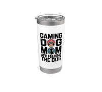 Gioco Cane Mamma AFK Nutrire Il Cane Divertente Bicchiere termico in acciaio inox doppia parete