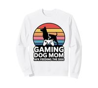 Gioco Cane Mamma AFK Nutrire Il Cane Divertente Felpa