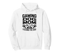 Gioco Cane Mamma AFK Nutrire Il Cane Divertente Felpa con Cappuccio