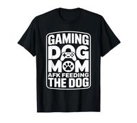 Gioco Cane Mamma AFK Nutrire Il Cane Divertente Maglietta