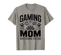 Gioco Cane Mamma AFK Nutrire Il Cane Divertente Maglietta