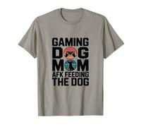 Gioco Cane Mamma AFK Nutrire Il Cane Divertente Maglietta