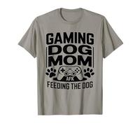 Gioco Cane Mamma AFK Nutrire Il Cane Divertente Maglietta