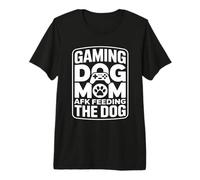 Gioco Cane Mamma AFK Nutrire Il Cane Divertente Maglietta Premium