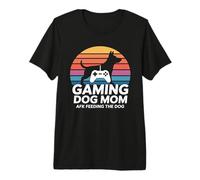 Gioco Cane Mamma AFK Nutrire Il Cane Maglietta Premium